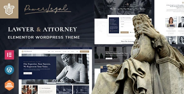 Powerlegal – Law, Lawyer & Attorney WordPress Theme